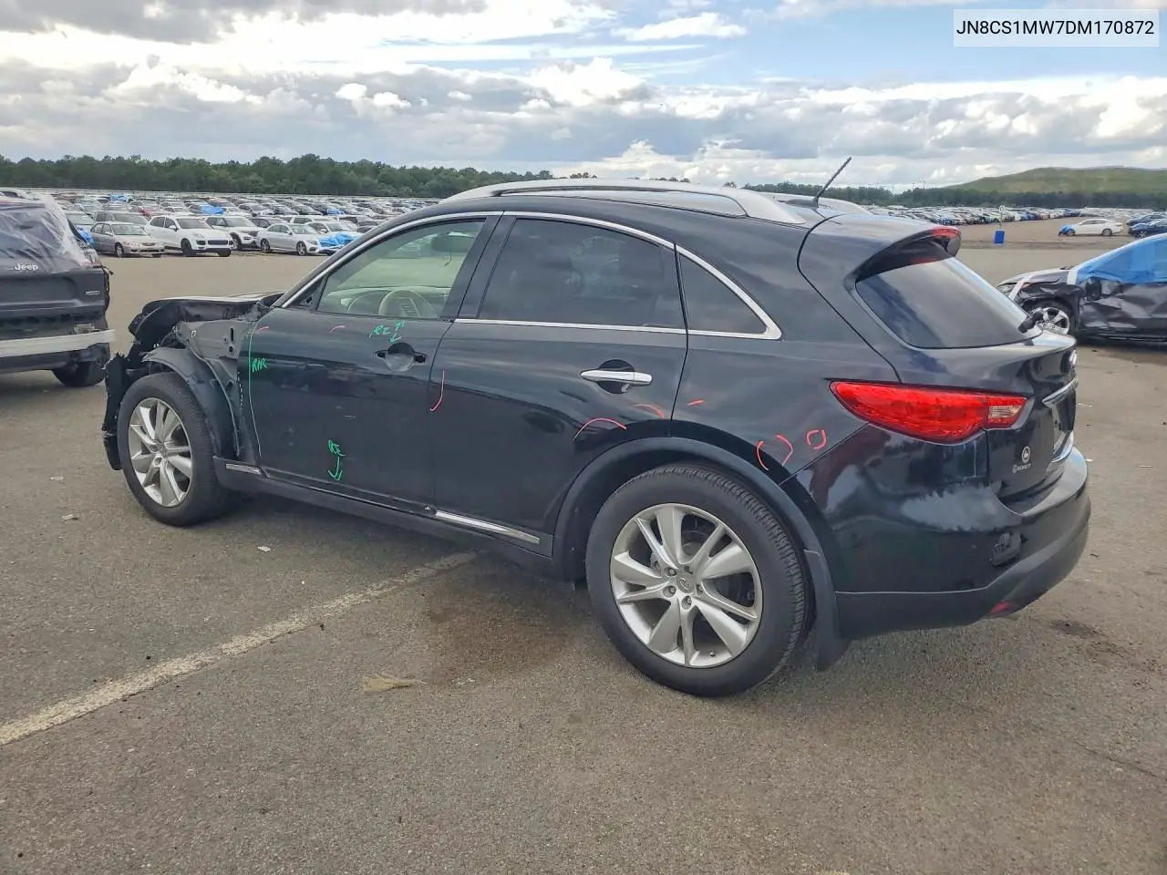 2013 INFINITI FX VIN JN8CS1MW7DM170872 — фото 2