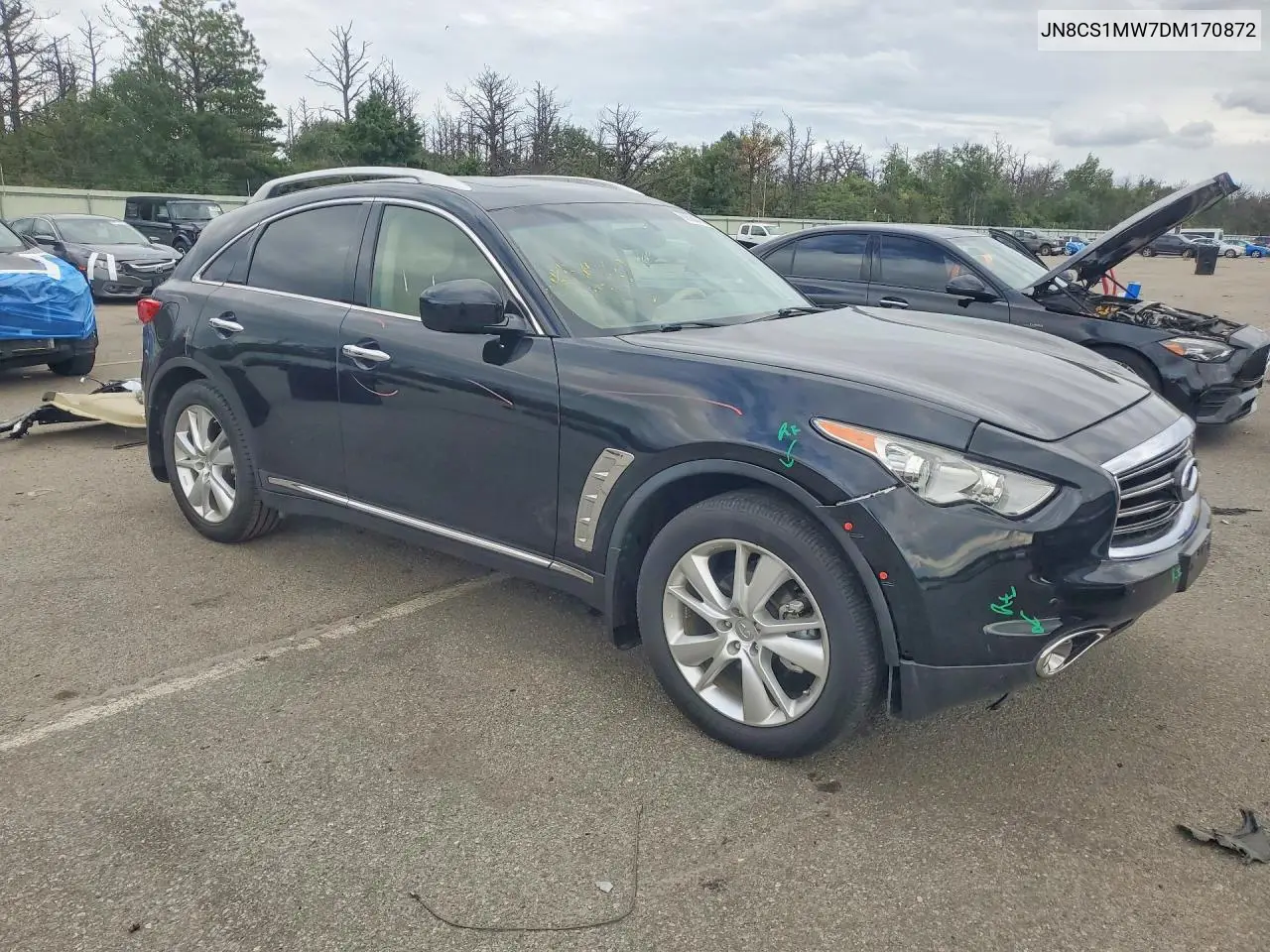2013 INFINITI FX VIN JN8CS1MW7DM170872 — фото 4