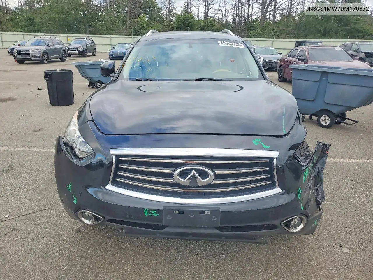 2013 INFINITI FX VIN JN8CS1MW7DM170872 — фото 5