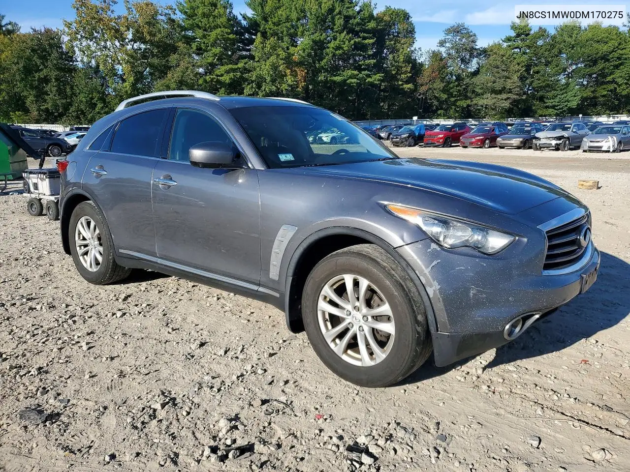 2013 INFINITI FX VIN JN8CS1MW0DM170275 — фото 4
