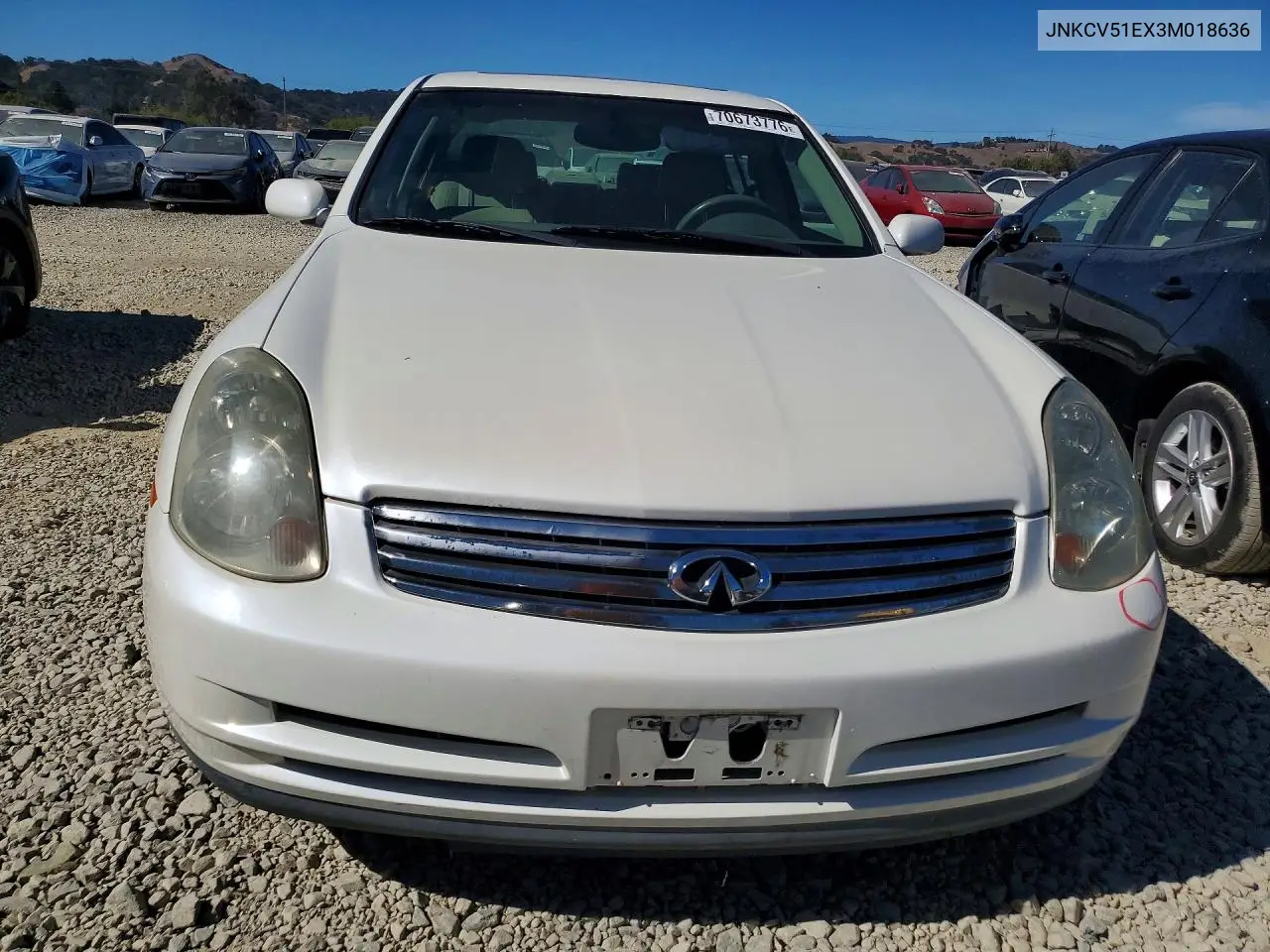 2003 INFINITI G VIN JNKCV51EX3M018636 — фото 5