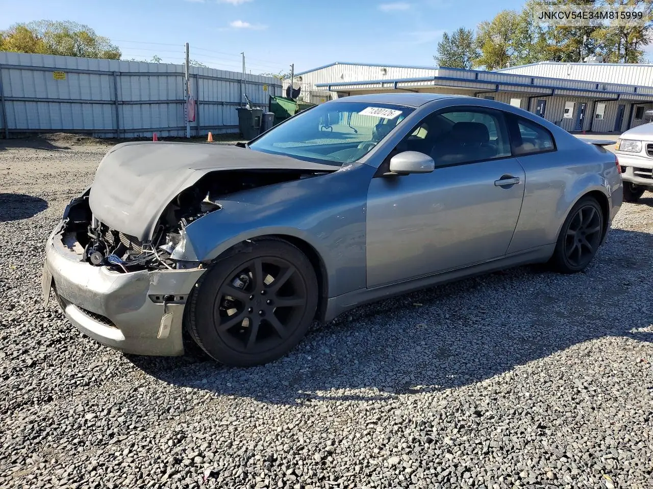 INFINITI G 2004, VIN JNKCV54E34M815999