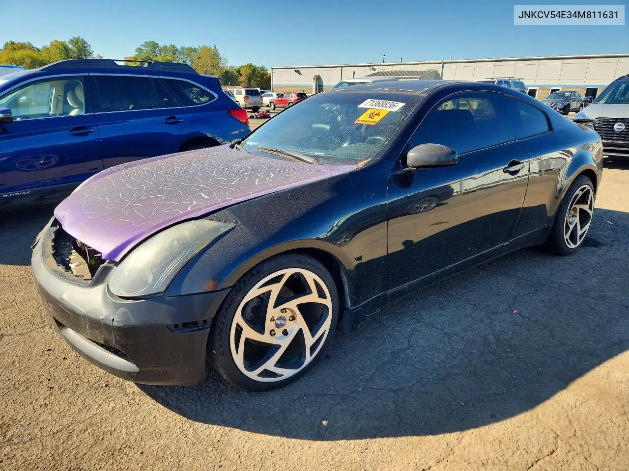 INFINITI G 2004, VIN JNKCV54E34M811631
