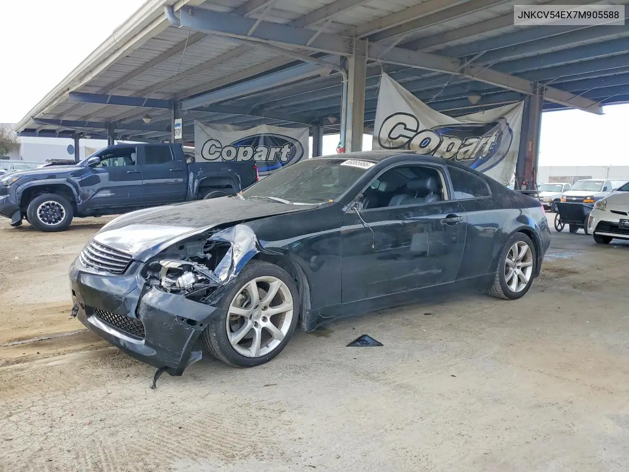 INFINITI G 2007, VIN JNKCV54EX7M905588