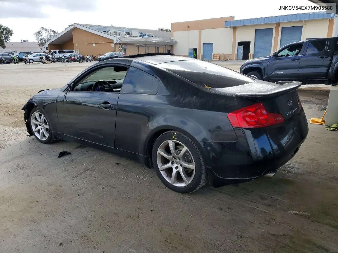 2007 INFINITI G VIN JNKCV54EX7M905588 — фото 2