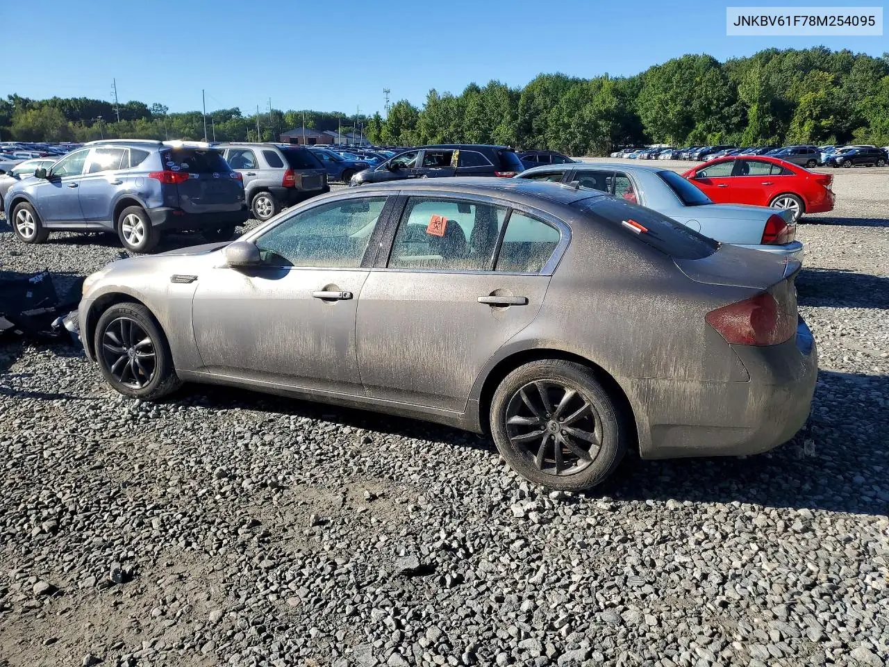 2008 INFINITI G VIN JNKBV61F78M254095 — фото 2