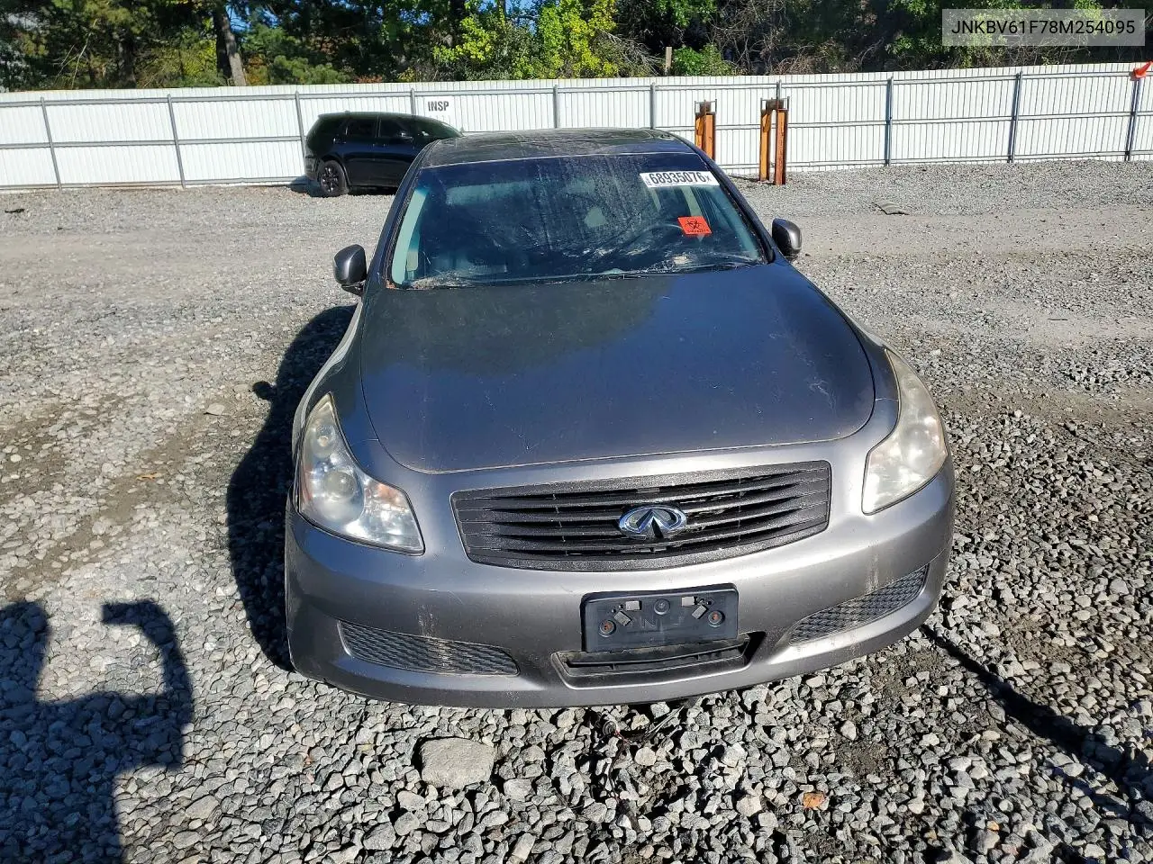2008 INFINITI G VIN JNKBV61F78M254095 — фото 5
