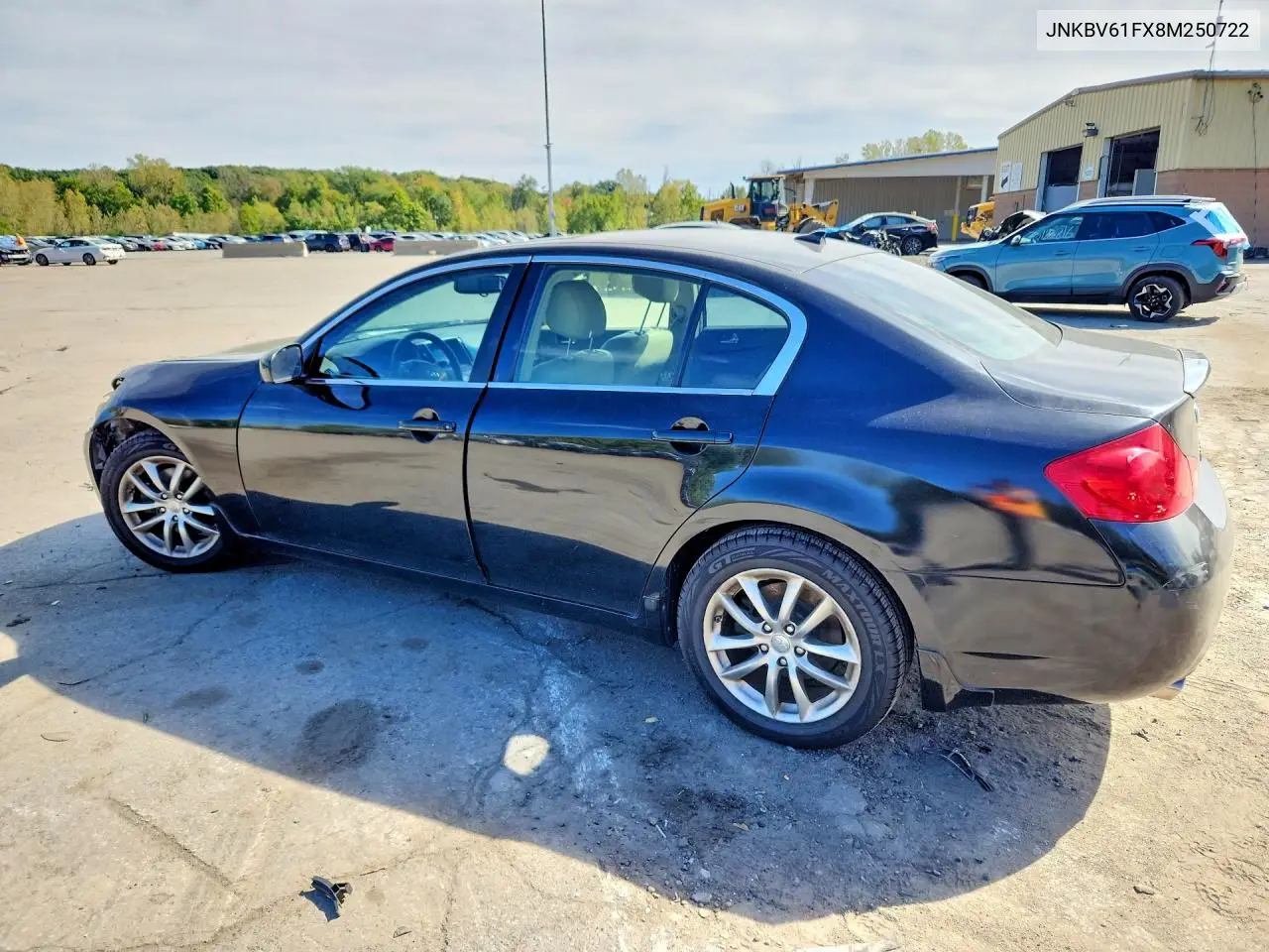 2008 INFINITI G VIN JNKBV61FX8M250722 — фото 2