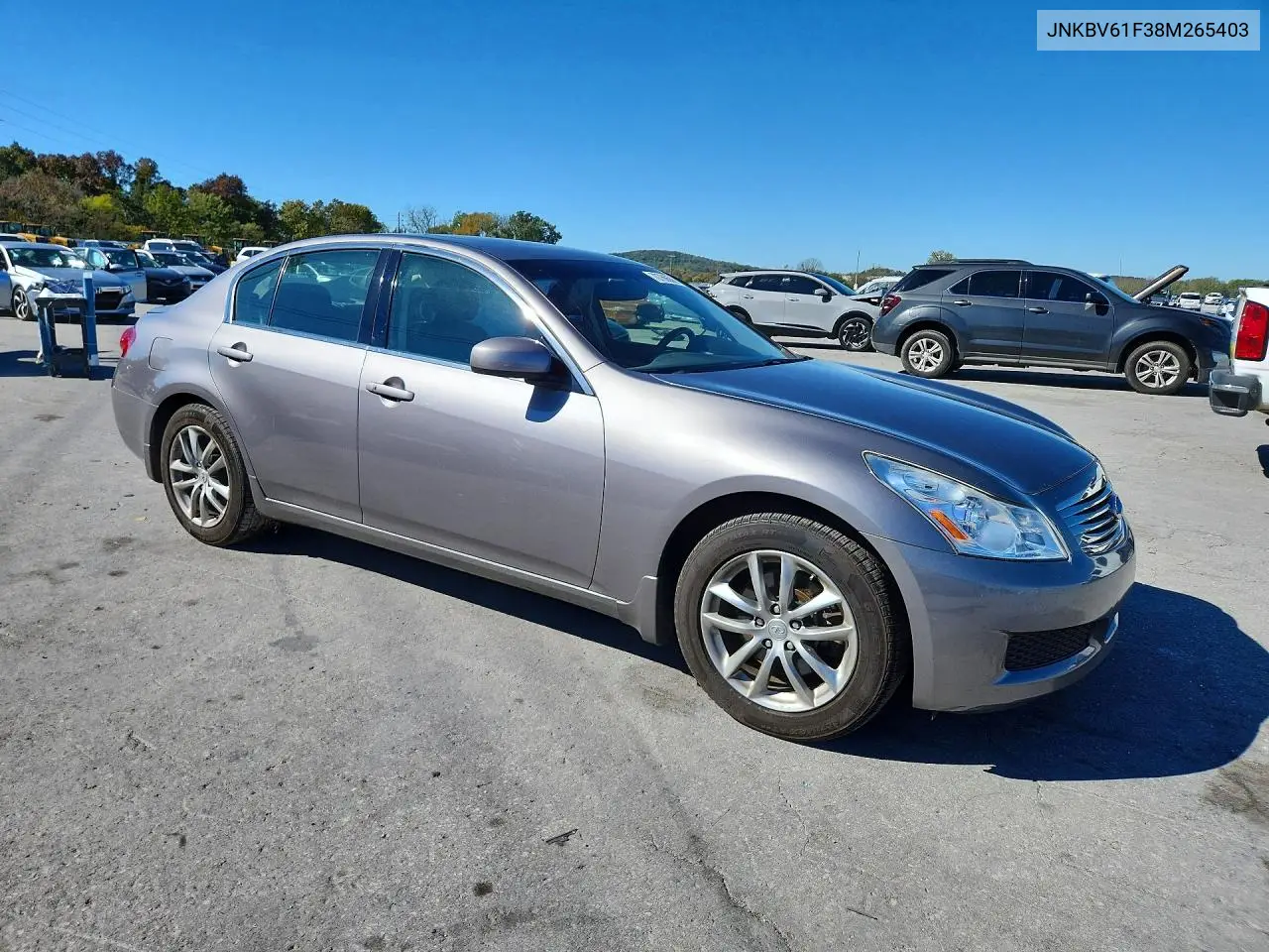 2008 INFINITI G VIN JNKBV61F38M265403 — фото 4