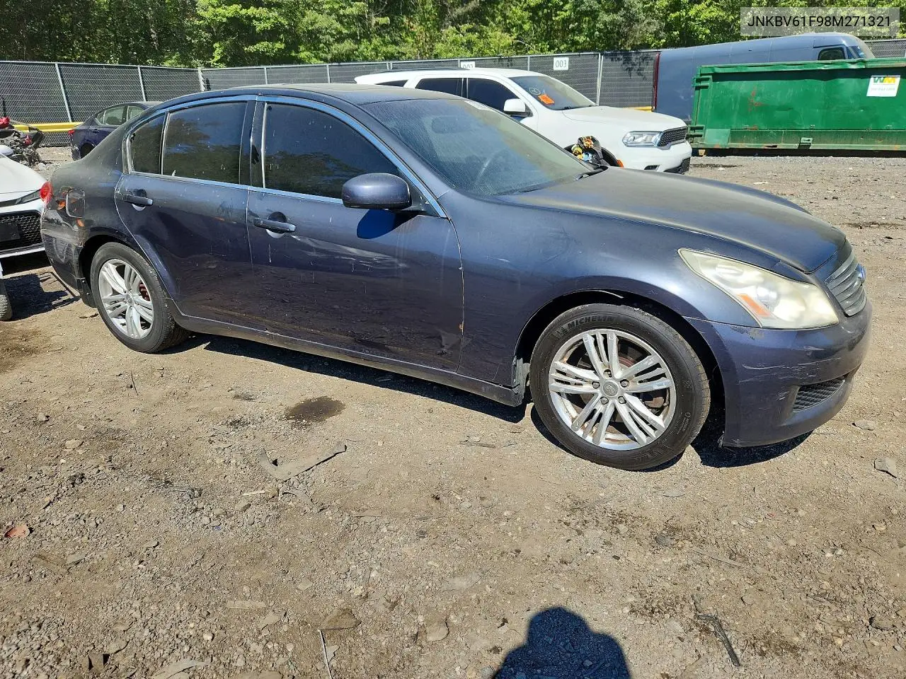 2008 INFINITI G VIN JNKBV61F98M271321 — фото 4