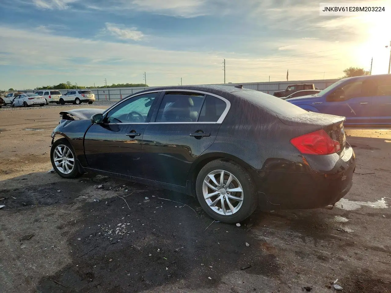 2008 INFINITI G VIN JNKBV61E28M203224 — фото 3