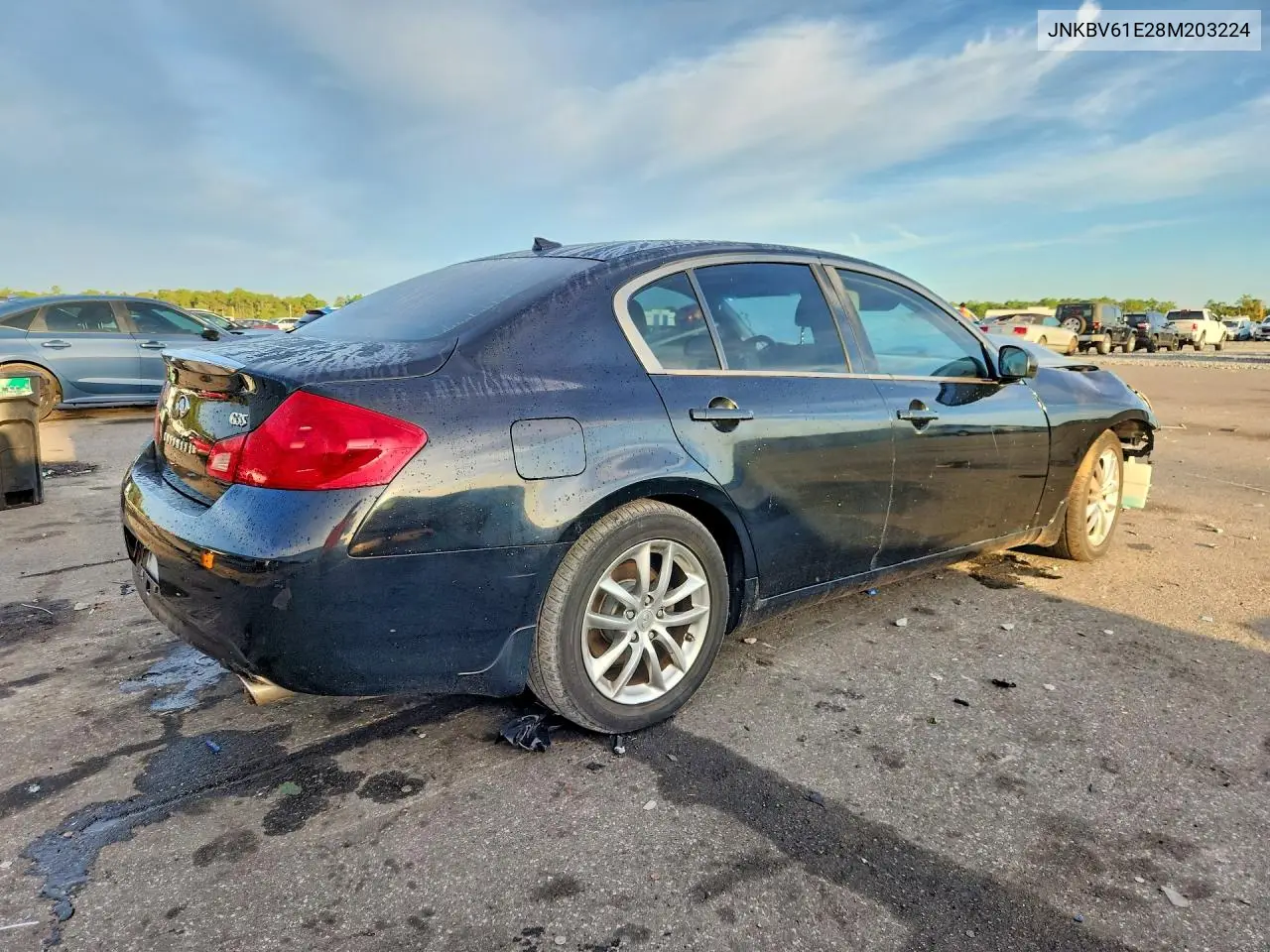 2008 INFINITI G VIN JNKBV61E28M203224 — фото 4