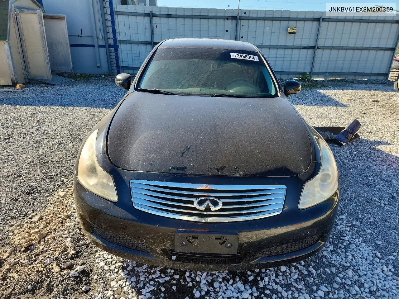 2008 INFINITI G VIN JNKBV61EX8M200359 — фото 5