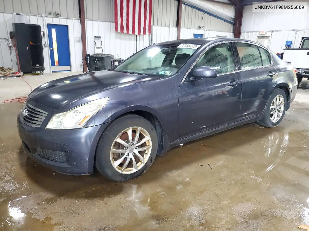 INFINITI G 2008, VIN JNKBV61F98M256009