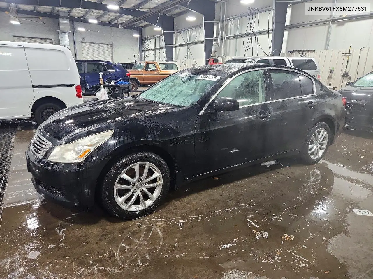 INFINITI G 2008, VIN JNKBV61FX8M277631
