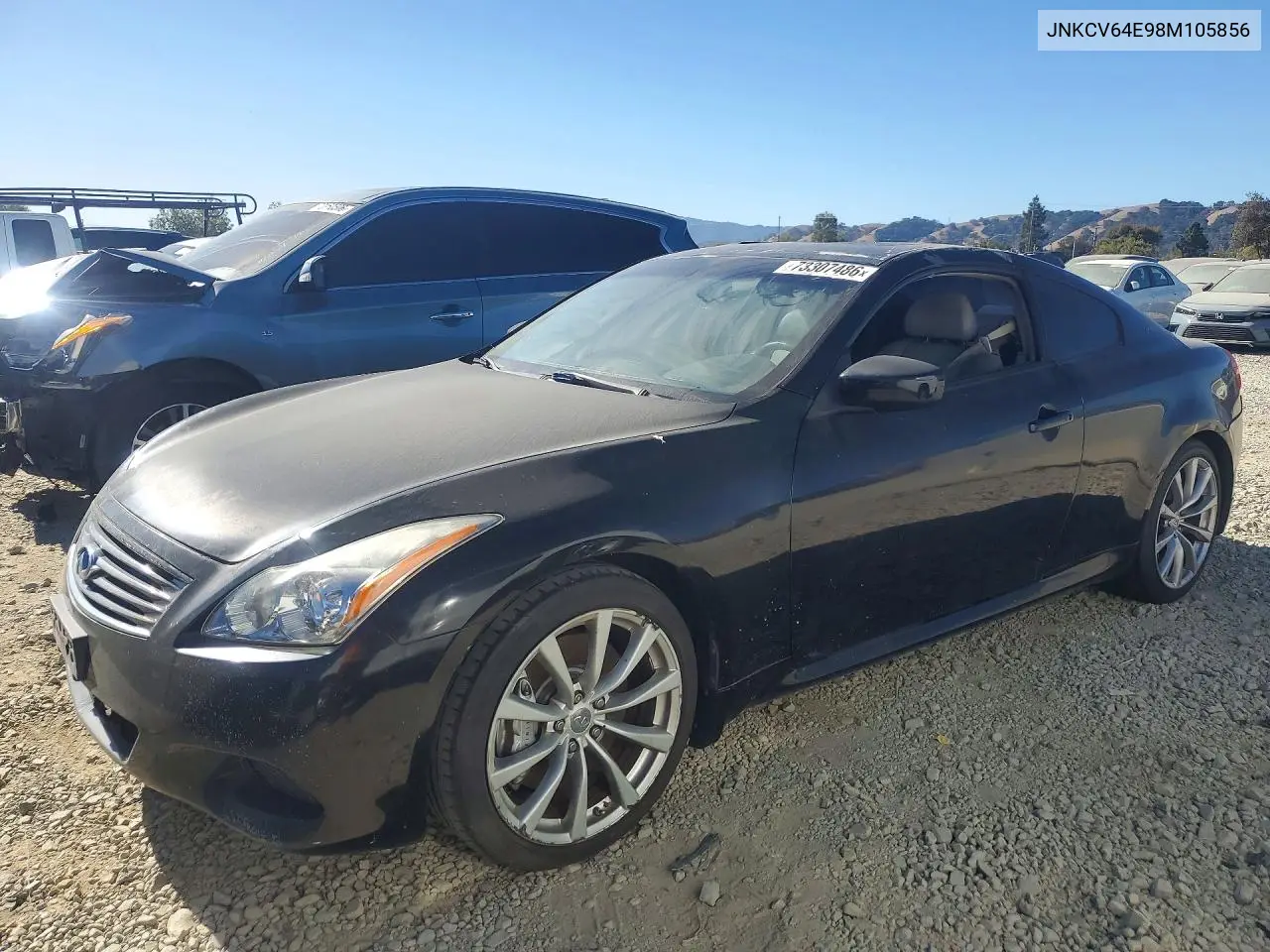 INFINITI G 2008, VIN JNKCV64E98M105856