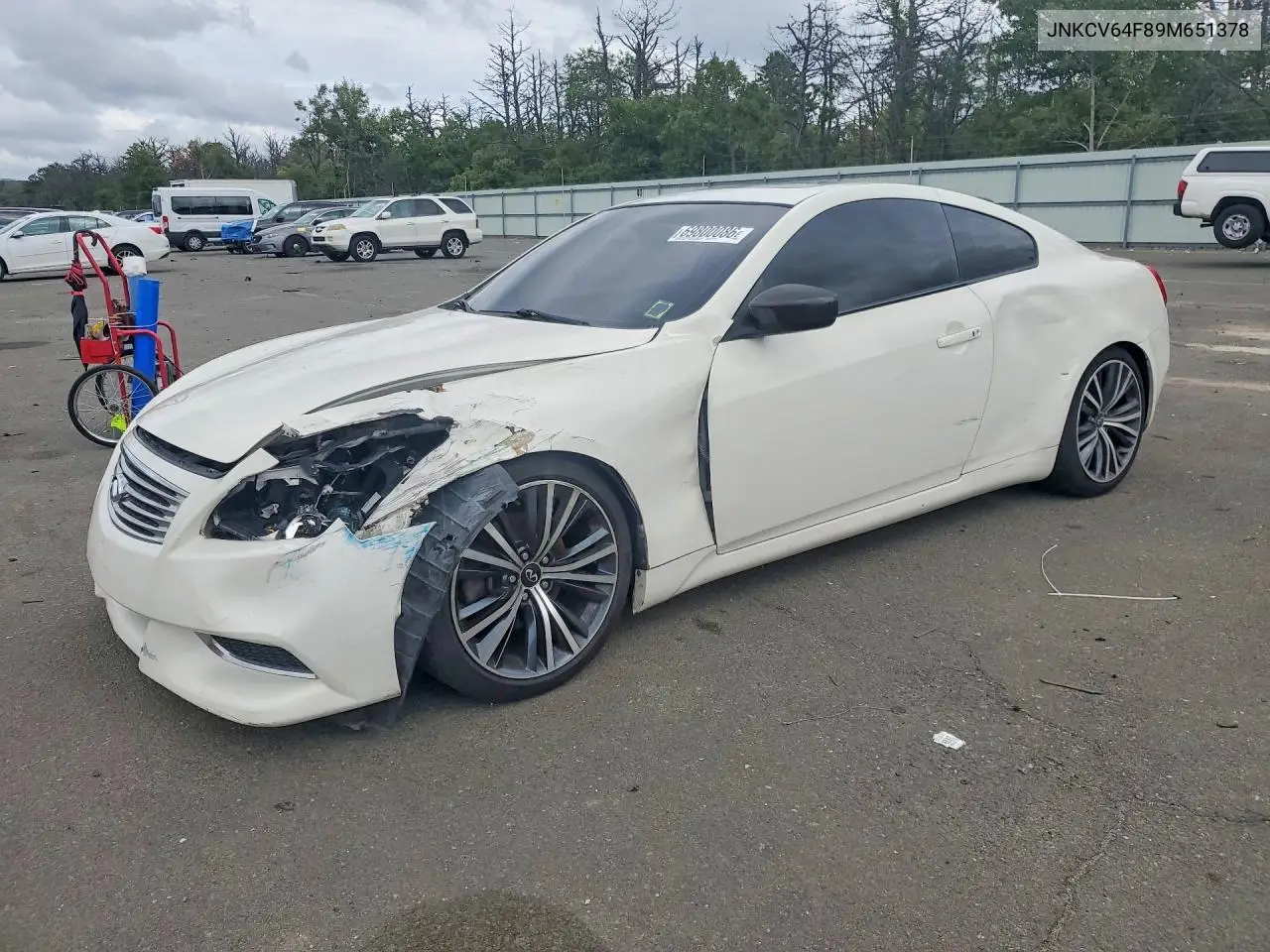 INFINITI G 2009, VIN JNKCV64F89M651378