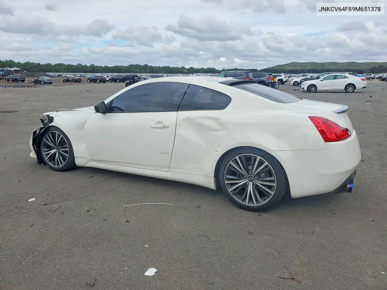 2009 INFINITI G VIN JNKCV64F89M651378 — фото 2