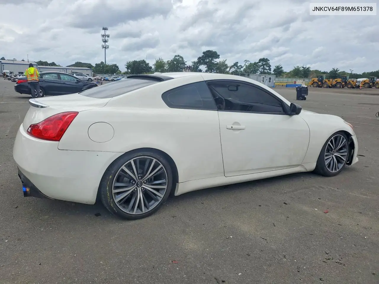 2009 INFINITI G VIN JNKCV64F89M651378 — фото 3
