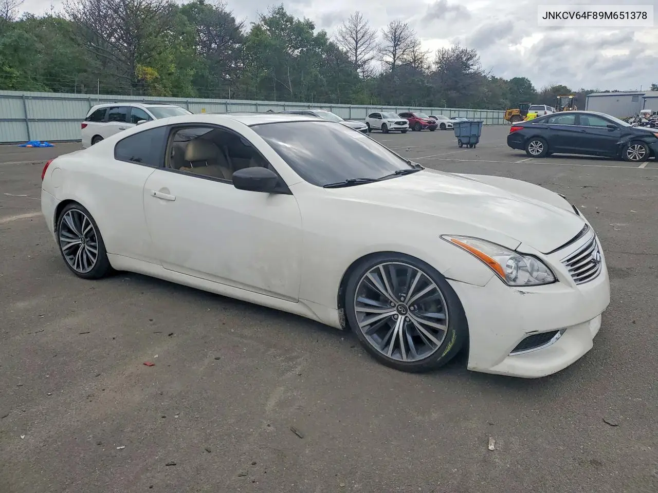 2009 INFINITI G VIN JNKCV64F89M651378 — фото 4