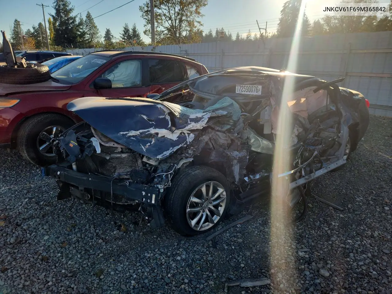 INFINITI G 2009, VIN JNKCV61F69M365842
