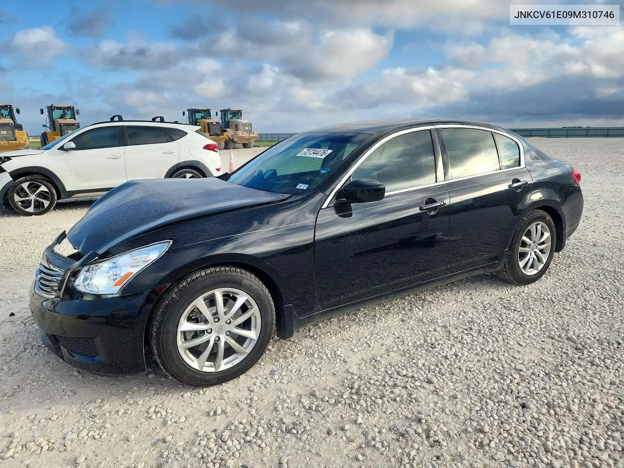 INFINITI G 2009, VIN JNKCV61E09M310746