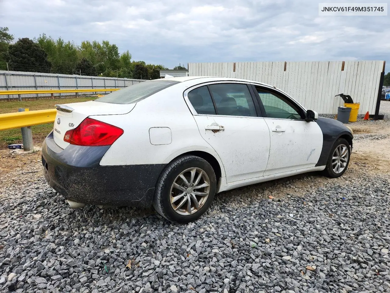 2009 INFINITI G VIN JNKCV61F49M351745 — фото 3
