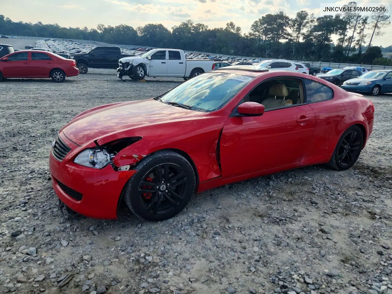 INFINITI G 2009, VIN JNKCV64E59M602906