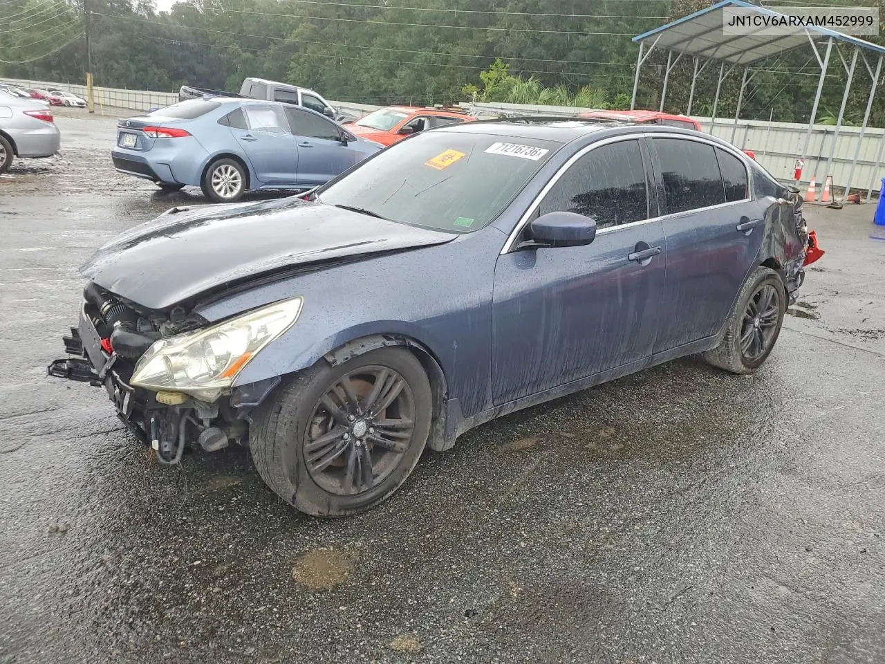 INFINITI G 2010, VIN JN1CV6ARXAM452999