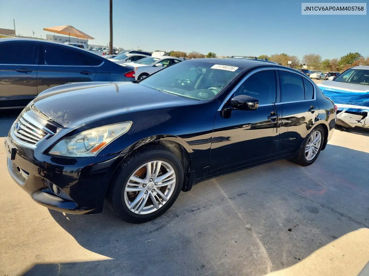 INFINITI G 2010, VIN JN1CV6AP0AM405768