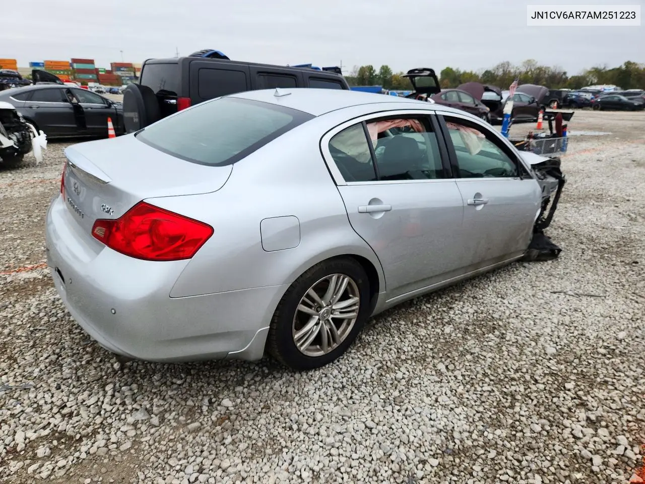 2010 INFINITI G VIN JN1CV6AR7AM251223 — фото 3