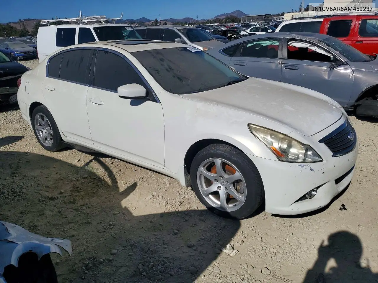 2010 INFINITI G VIN JN1CV6AR6AM459237 — фото 4
