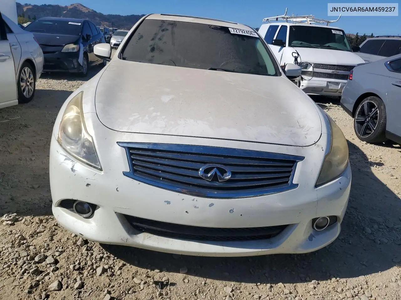2010 INFINITI G VIN JN1CV6AR6AM459237 — фото 5