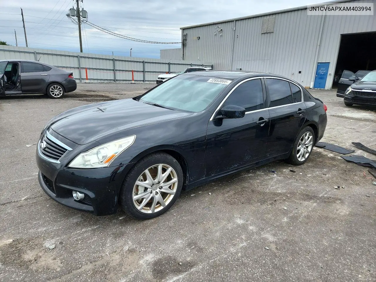 INFINITI G 2010, VIN JN1CV6APXAM403994