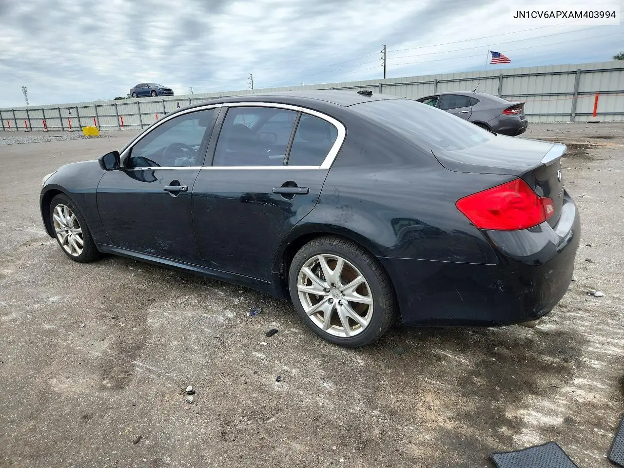 2010 INFINITI G VIN JN1CV6APXAM403994 — фото 2