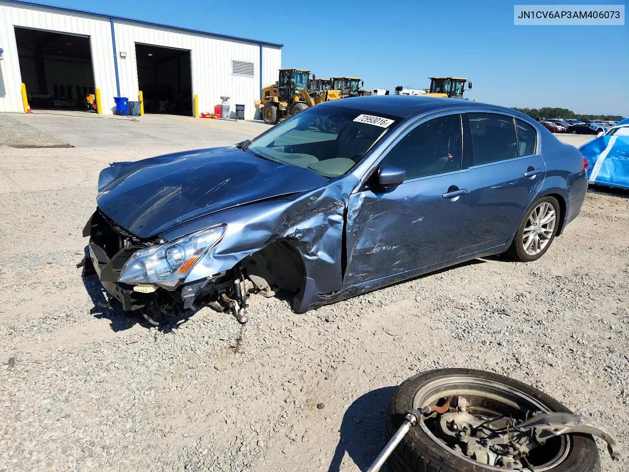 INFINITI G 2010, VIN JN1CV6AP3AM406073