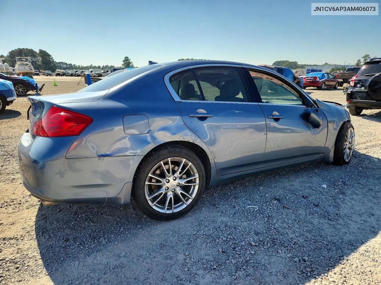 2010 INFINITI G VIN JN1CV6AP3AM406073 — фото 3