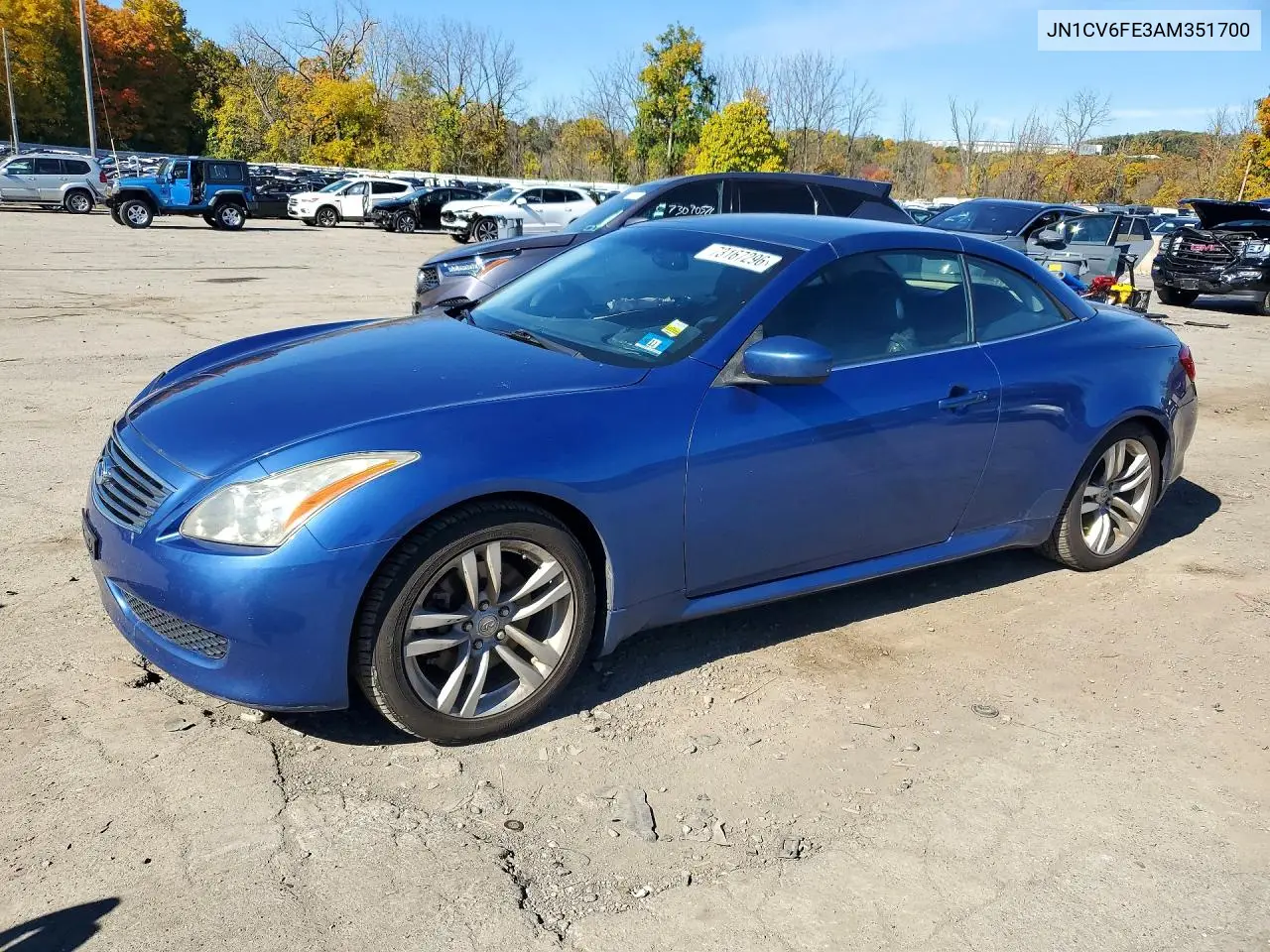 INFINITI G 2010, VIN JN1CV6FE3AM351700