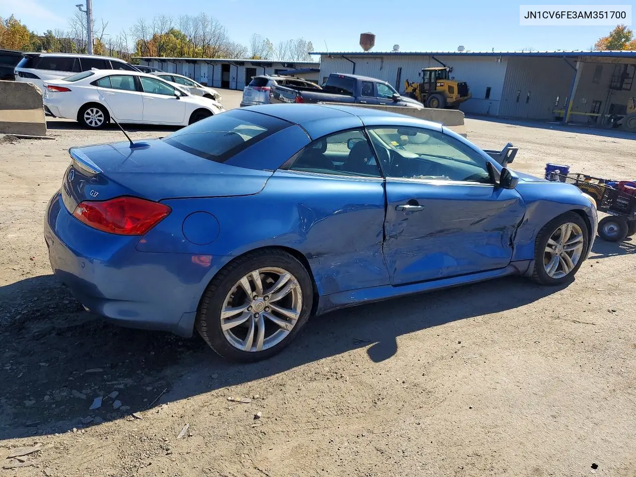 2010 INFINITI G VIN JN1CV6FE3AM351700 — фото 3