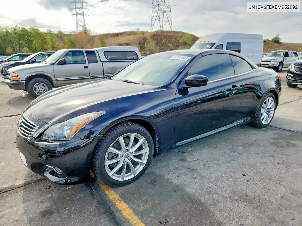 INFINITI G 2011, VIN JN1CV6FEXBM952992