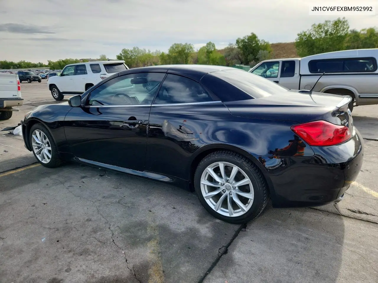 2011 INFINITI G VIN JN1CV6FEXBM952992 — фото 2