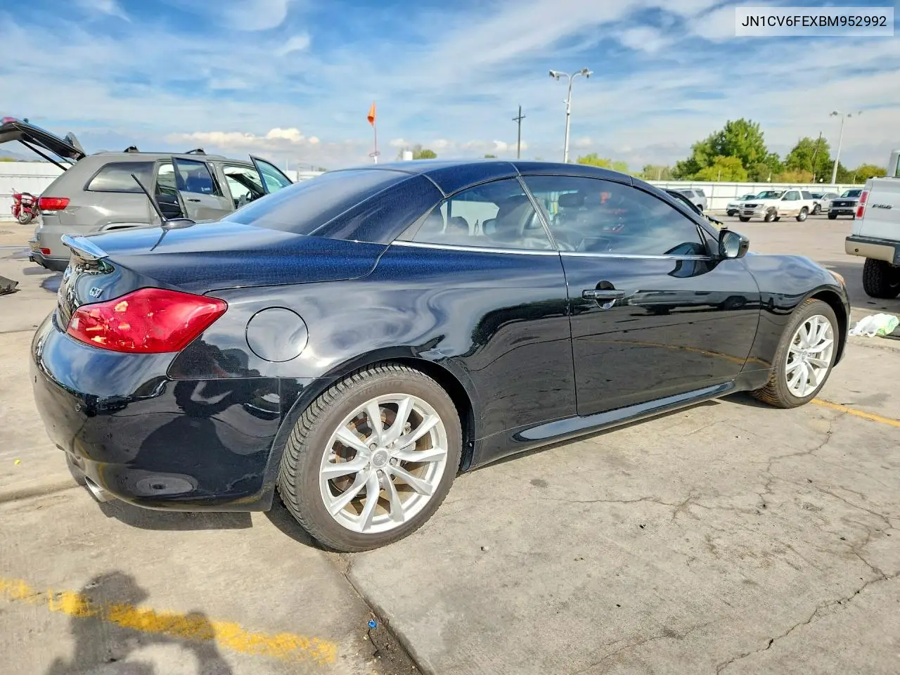 2011 INFINITI G VIN JN1CV6FEXBM952992 — фото 3