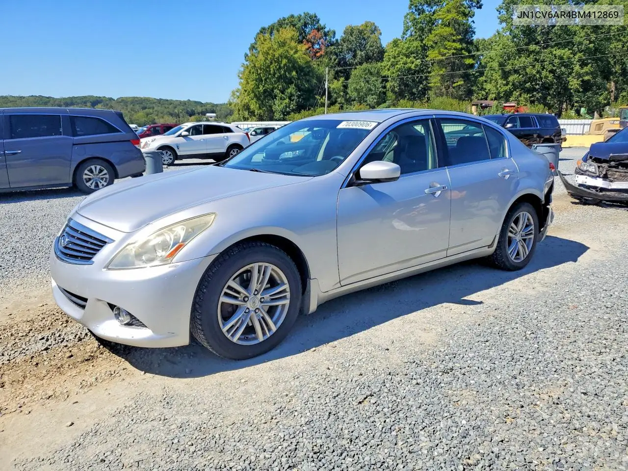INFINITI G 2011, VIN JN1CV6AR4BM412869
