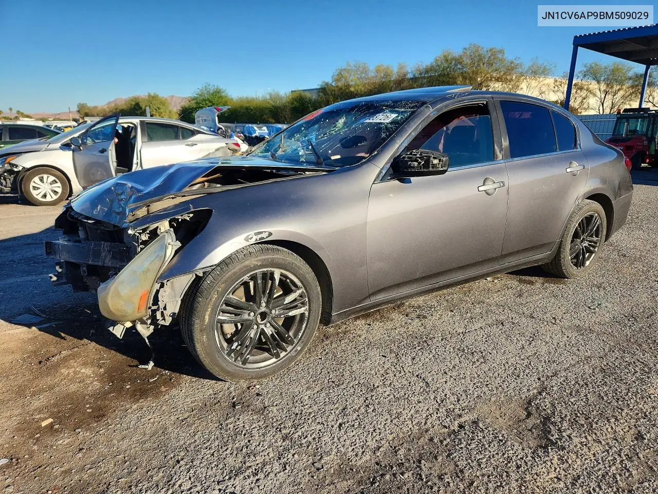 INFINITI G 2011, VIN JN1CV6AP9BM509029
