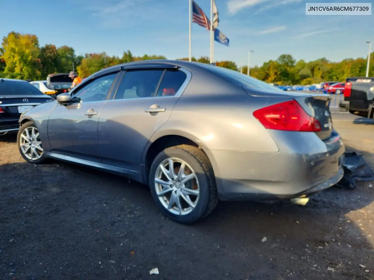 2012 INFINITI G VIN JN1CV6AR6CM677309 — фото 2