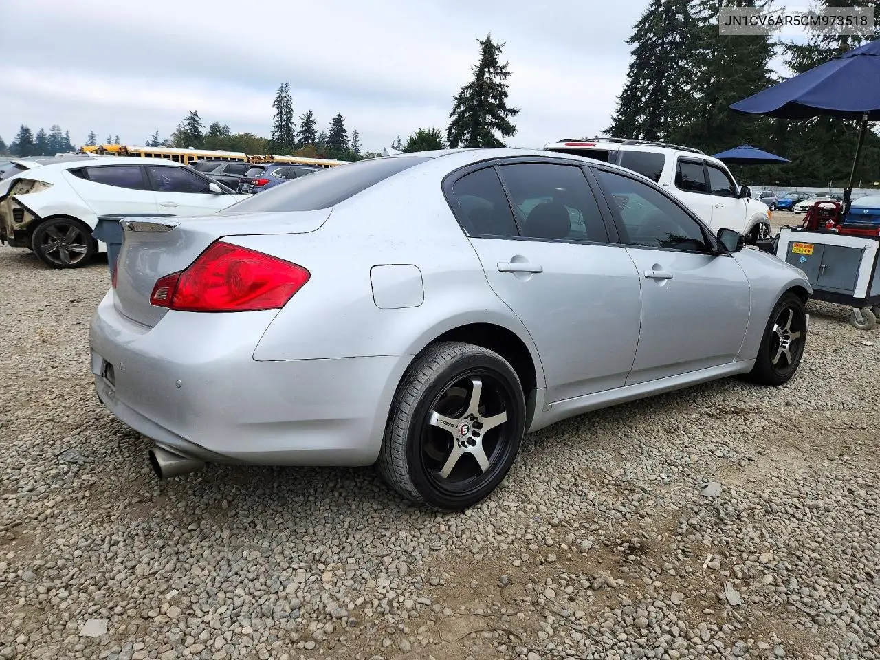 2012 INFINITI G VIN JN1CV6AR5CM973518 — фото 3