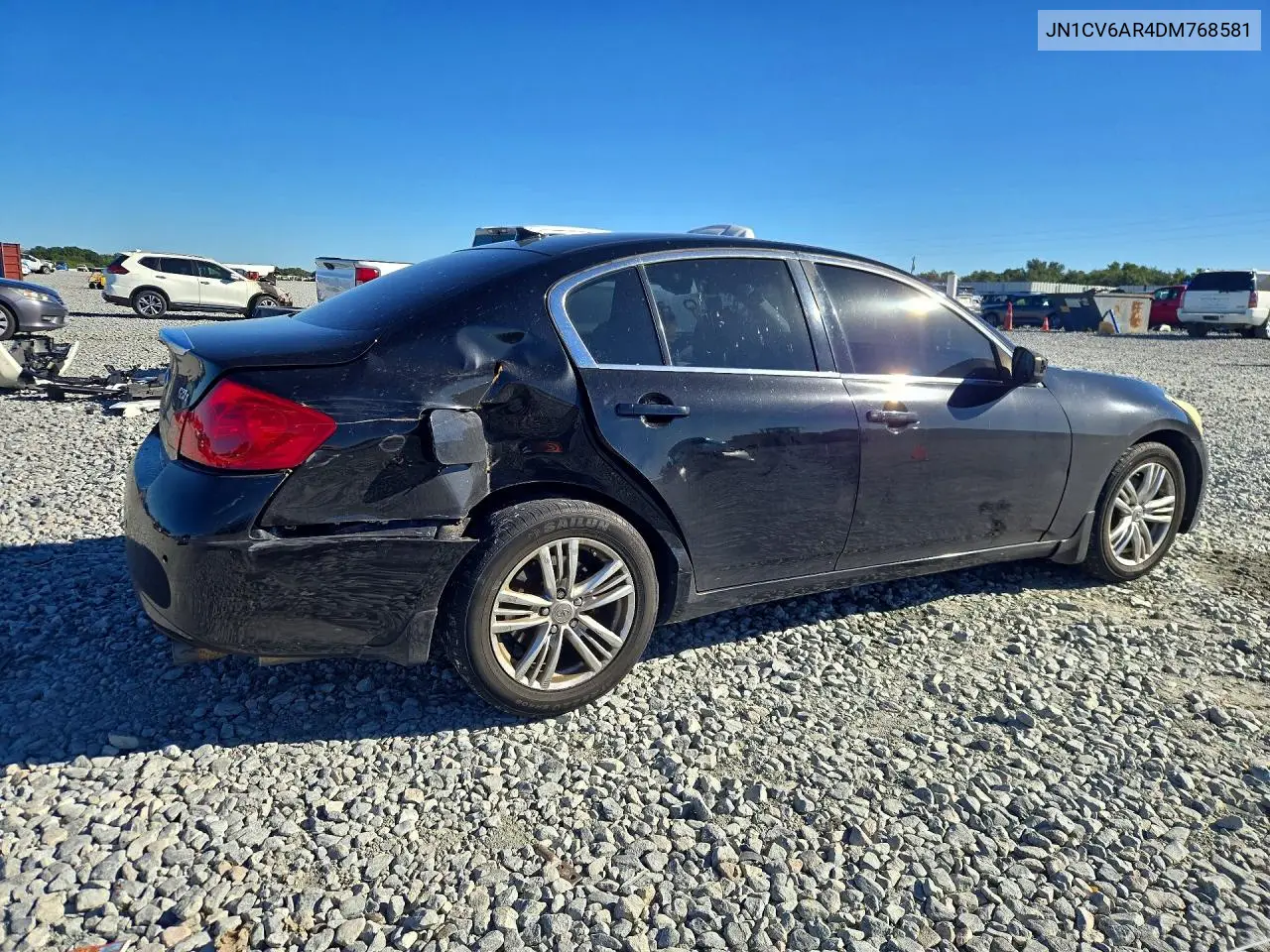 2013 INFINITI G VIN JN1CV6AR4DM768581 — фото 3