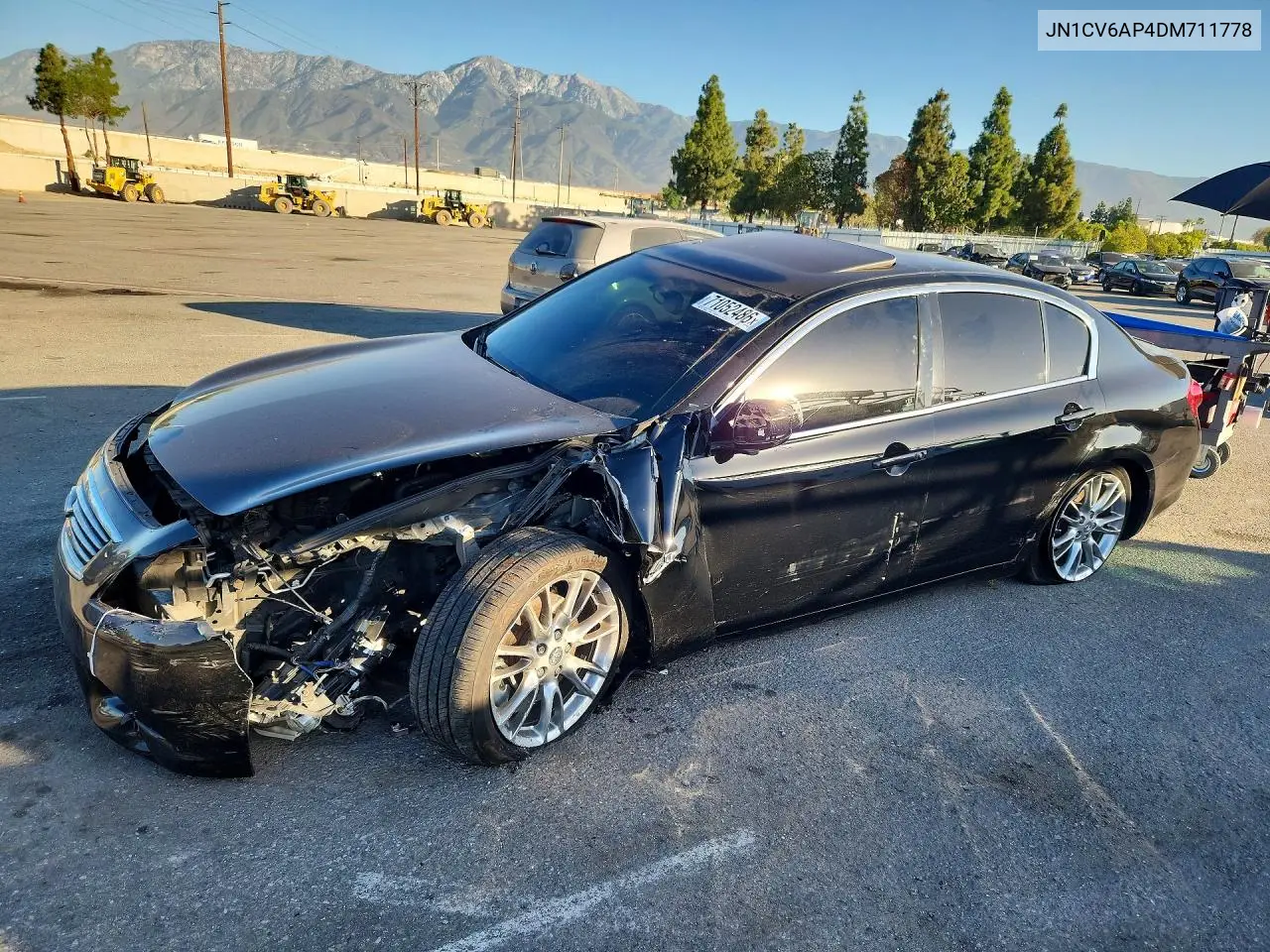 INFINITI G 2013, VIN JN1CV6AP4DM711778