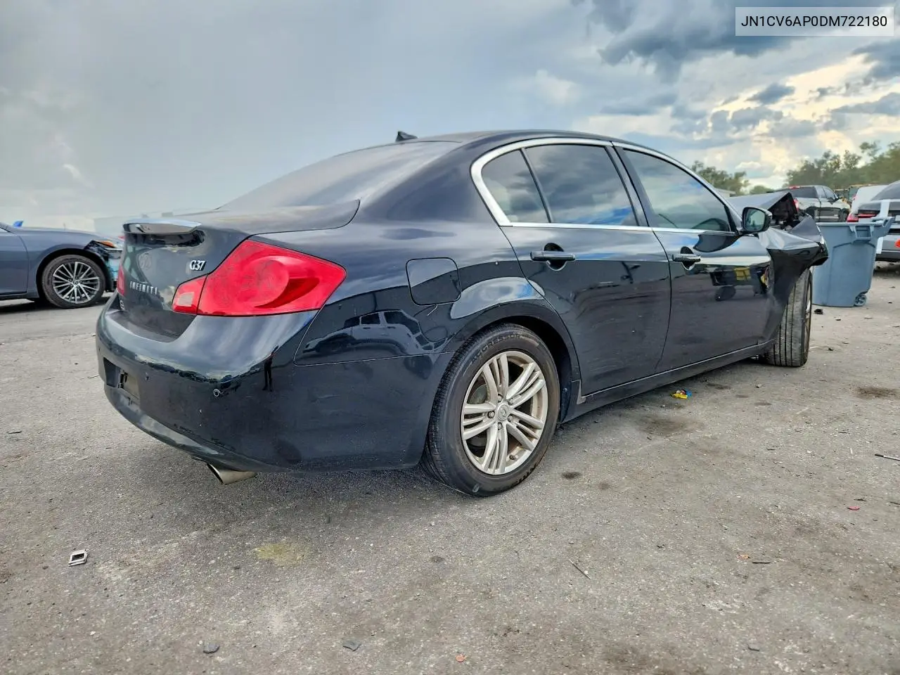 2013 INFINITI G VIN JN1CV6AP0DM722180 — фото 3