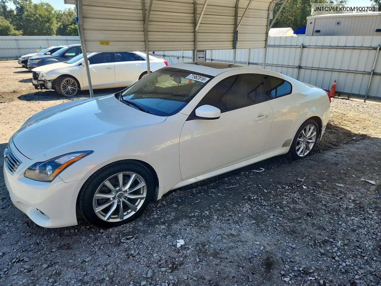 INFINITI G 2013, VIN JN1CV6EK0DM900703